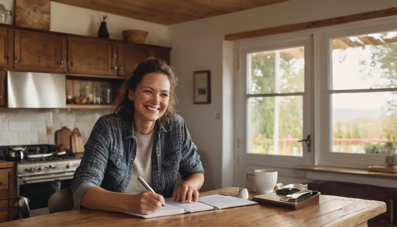 A homeowner reviewing written quotes at a kitchen table in the Downingtown area